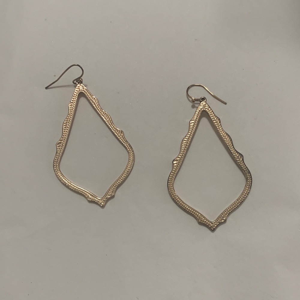 Rose Gold Teardrop Earrings